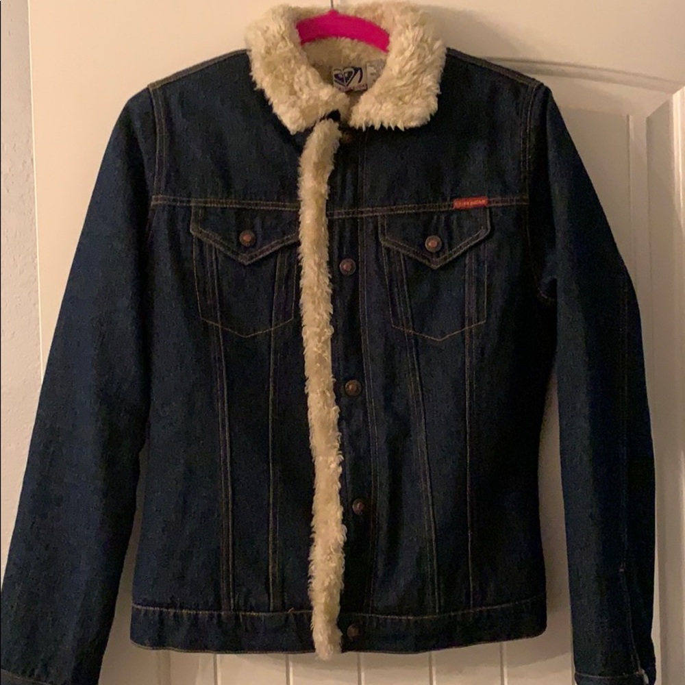 Fleece lined Jean jacket